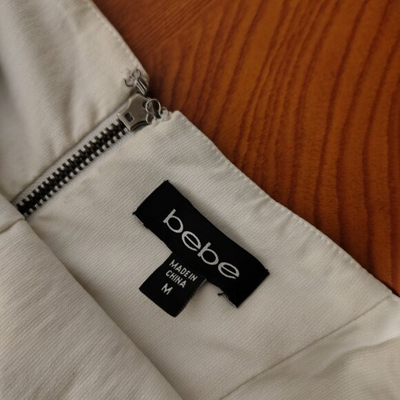 Vintage Bebe Strapless Tiered Ruffled Mini Dress - Picture 3 of 4